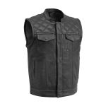 Motorcycle Club Vests Made From Thick Cowhide Leather