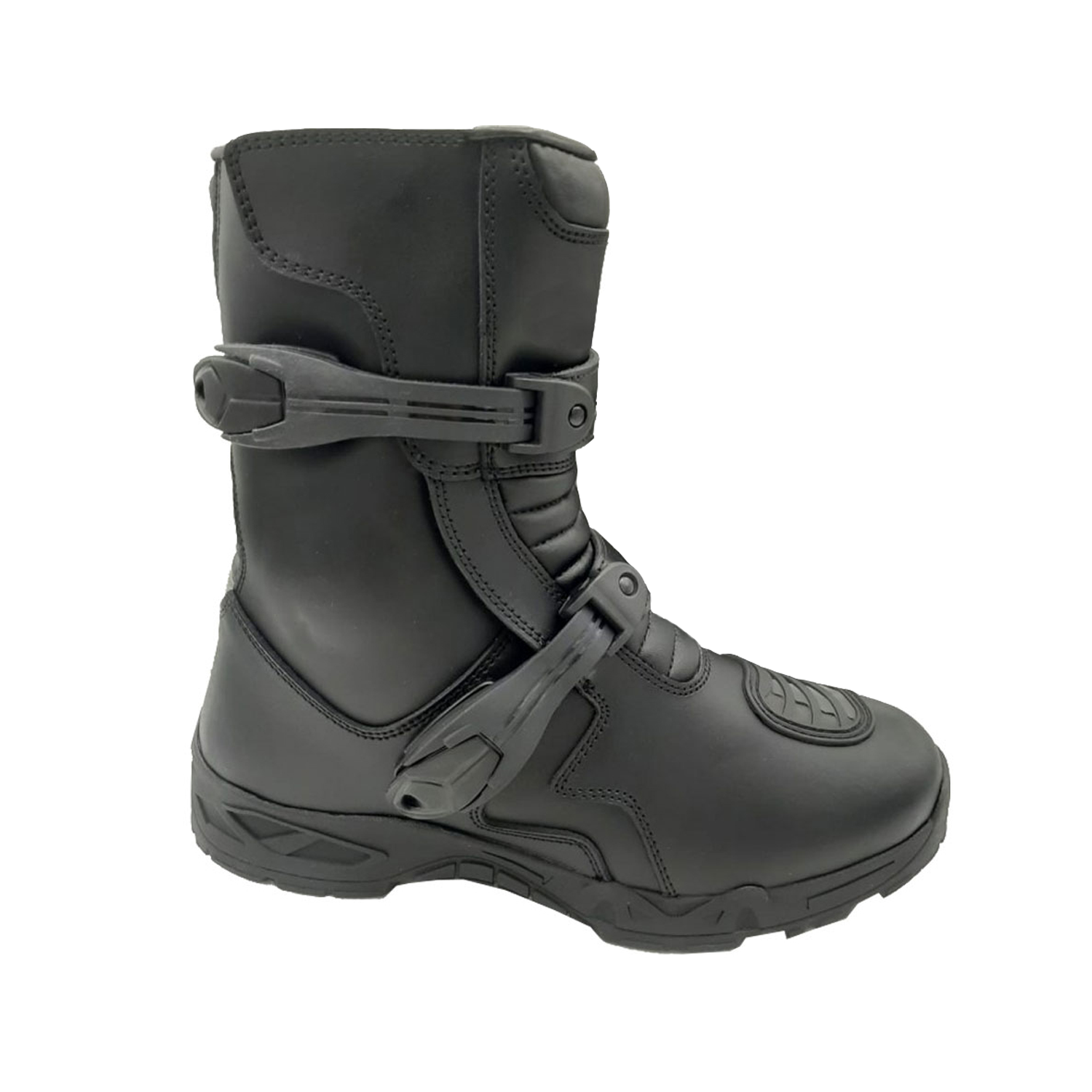 2 Premium Motorcycle Short Adventure Boots With Ankle Protection - Image 1