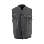 Premium Leather Motorcycle Vests For Bikers