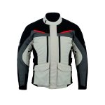 Front view of Cordura Textile Jackets With CE-Approved Removable Armor