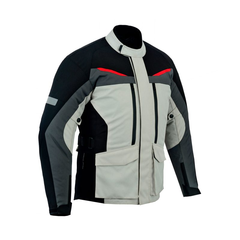 Side View of Cordura Textile Jackets With CE-Approved Removable Armor