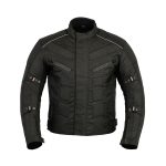Front View Motorcycle Textile Cordura Jacket With Reinforced Stitching