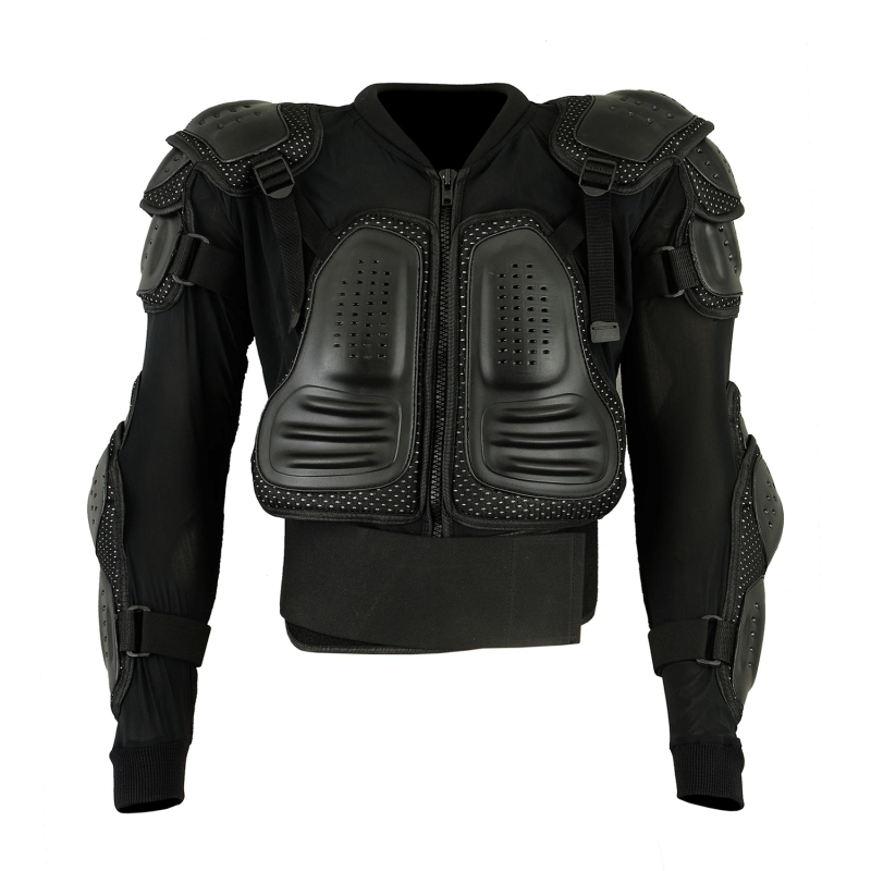 Maximum Protection CE-Certified Motorcycle Body Armor Jacket front