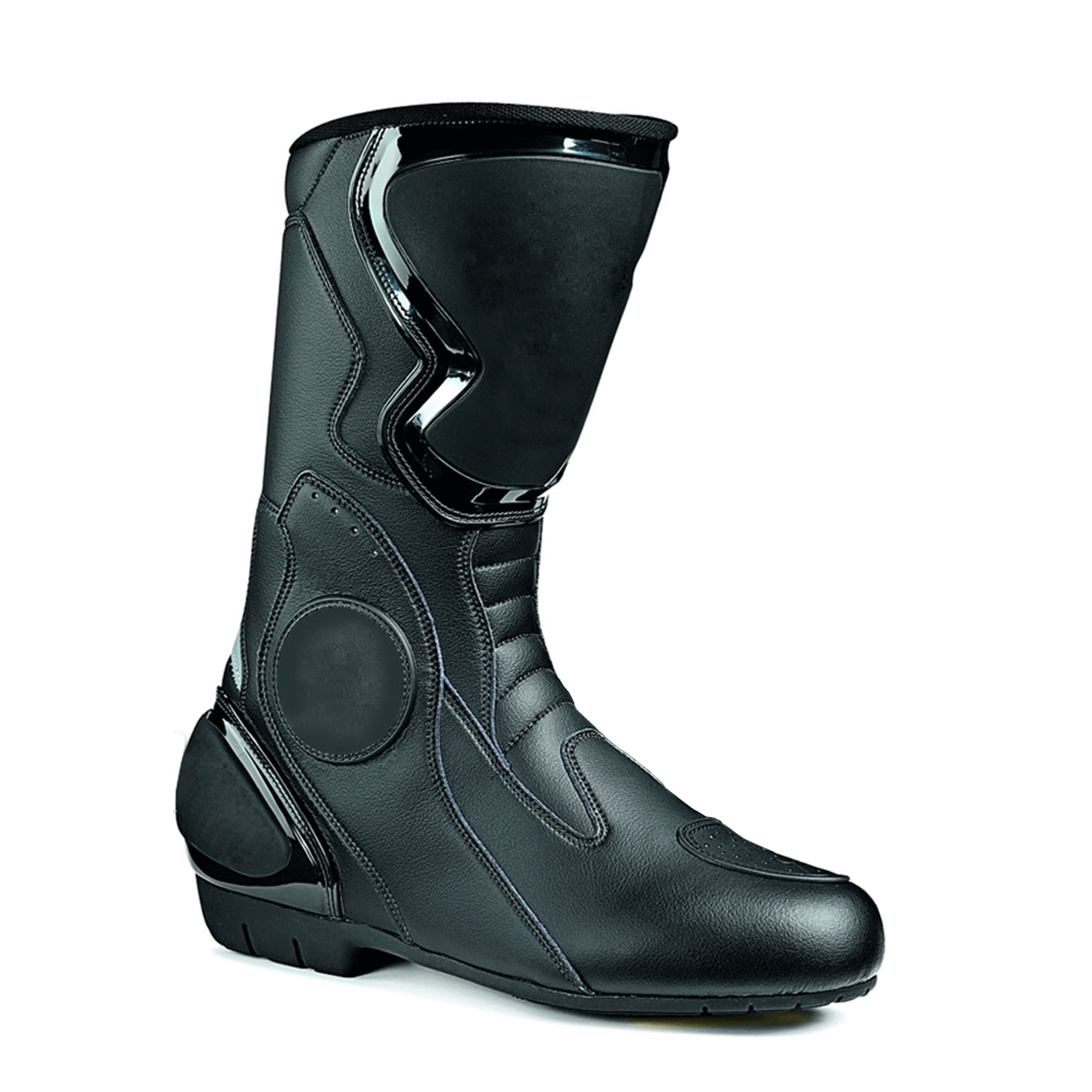 3 Premium Motorcycle Racing Leather Boots With Ankle Protection - Image 1