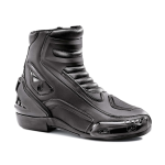 Impact-Resistant Short Motorcycle Leather Boots For Racer